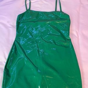 NEW Green Latex dress